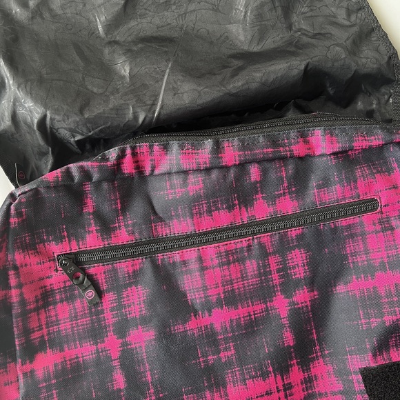 Hot Tuna pink black crossbody satchel bag - Picture 5 of 13